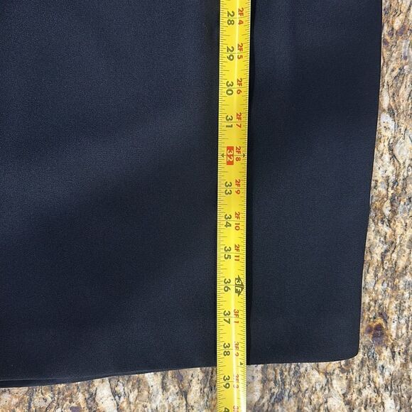 Maggy London Black Embroidered Short Sleeve Sheath Dress Size 8 - Picture 8 of 8